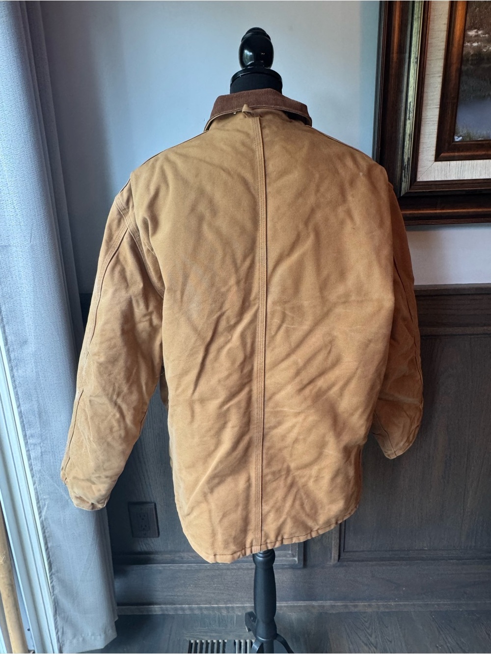 Vintage 2000s Carhartt C03 BRN Arctic Traditional Coat Size 46 XL - Picture 5 of 9